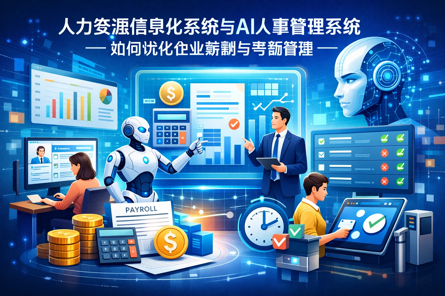 人力资源信息化系统与AI人事管理系统如何优化企业薪酬与考勤管理