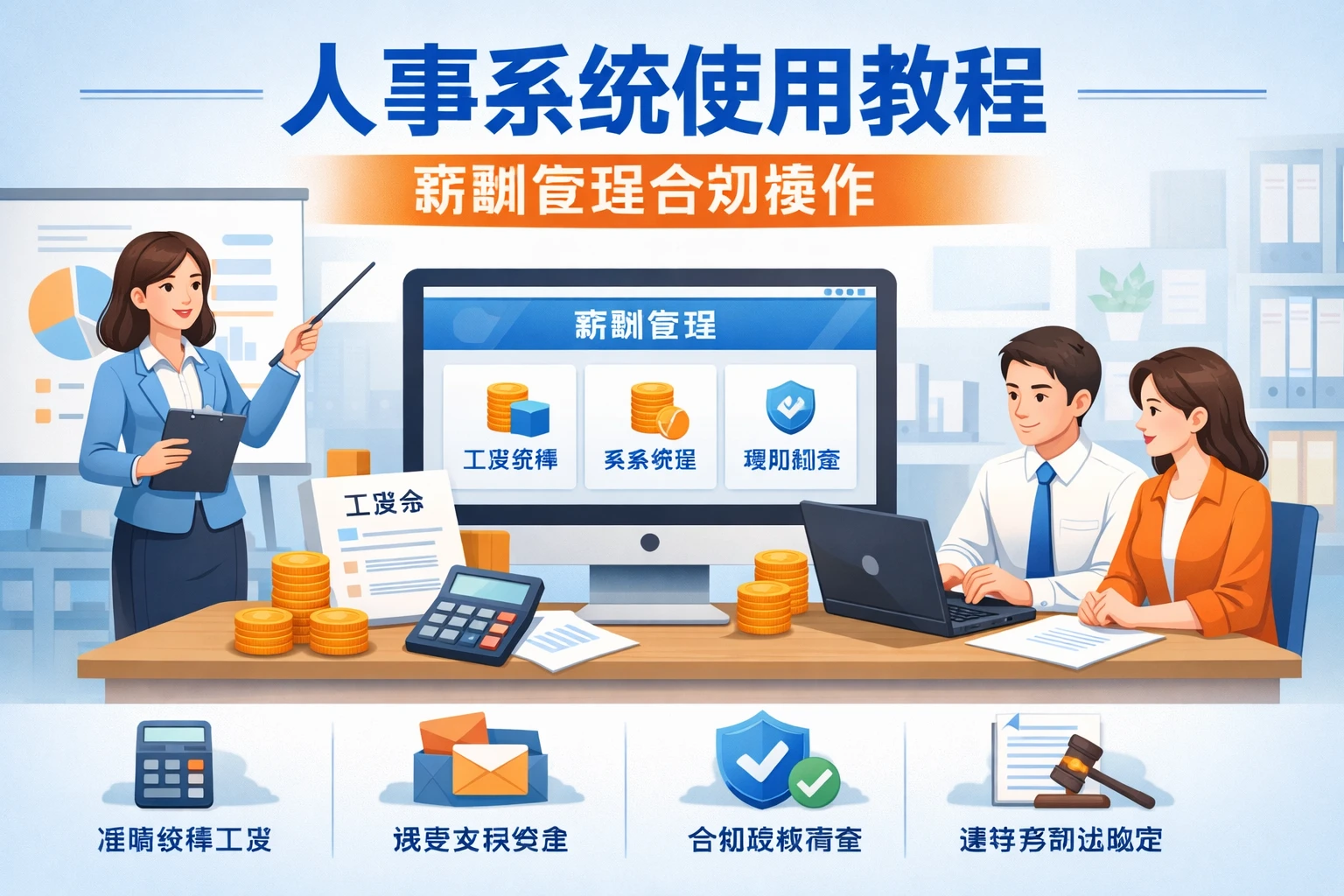 人事系统使用教程：薪酬管理合规操作