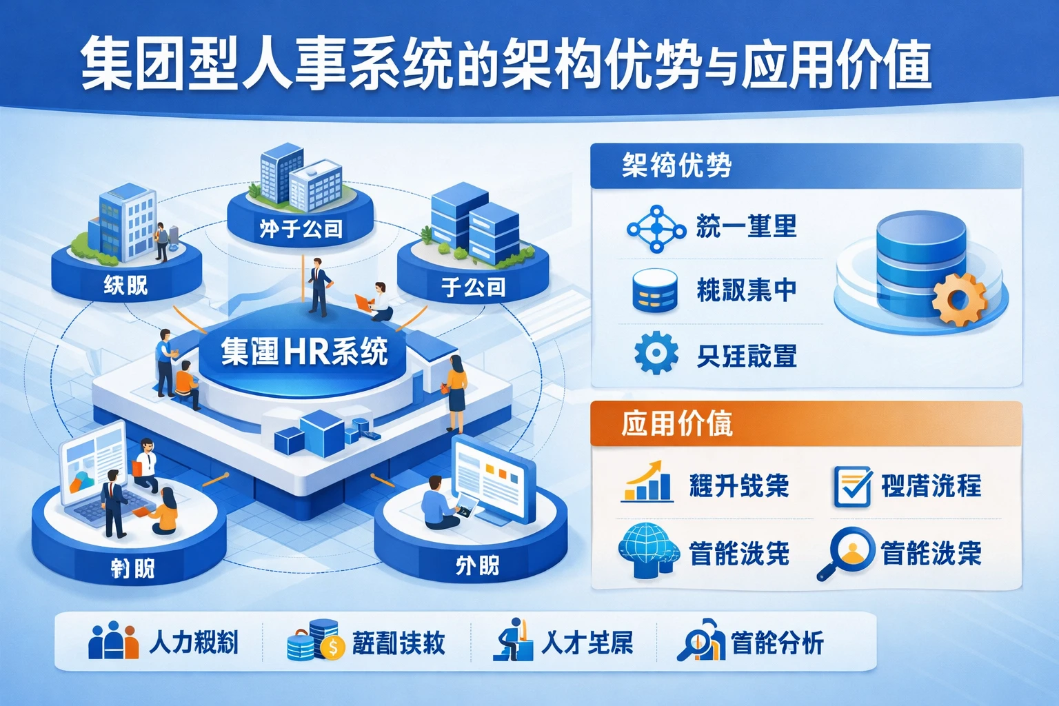 集团型人事系统的架构优势与应用价值