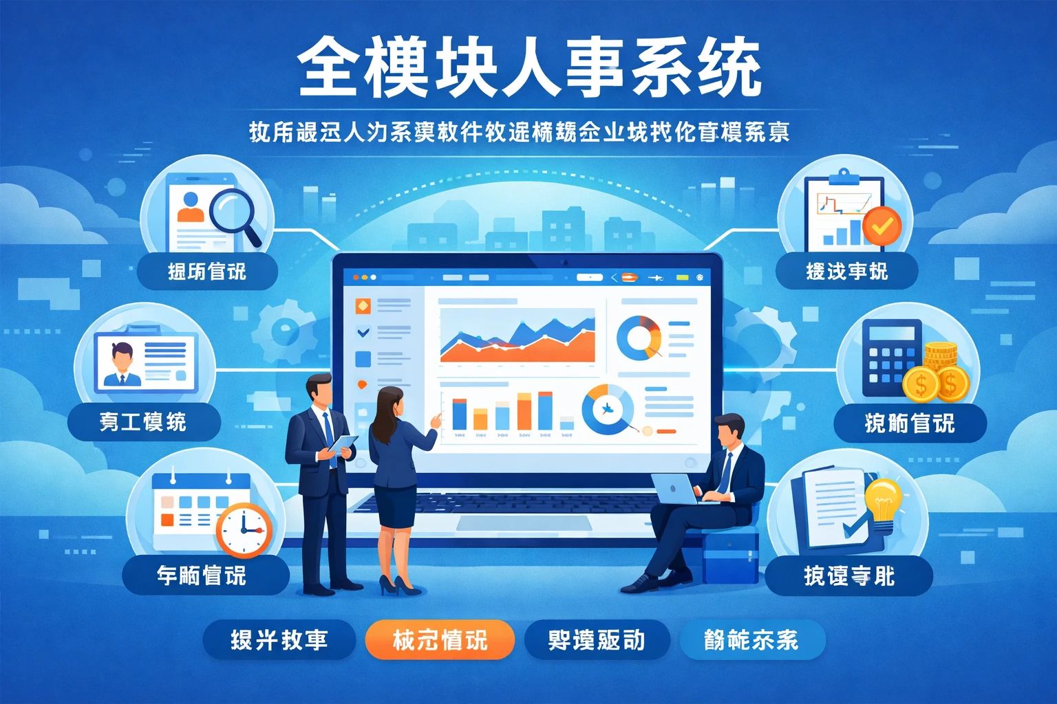 全模块人事系统:如何通过人力资源软件快速搭建企业现代化管理体系
