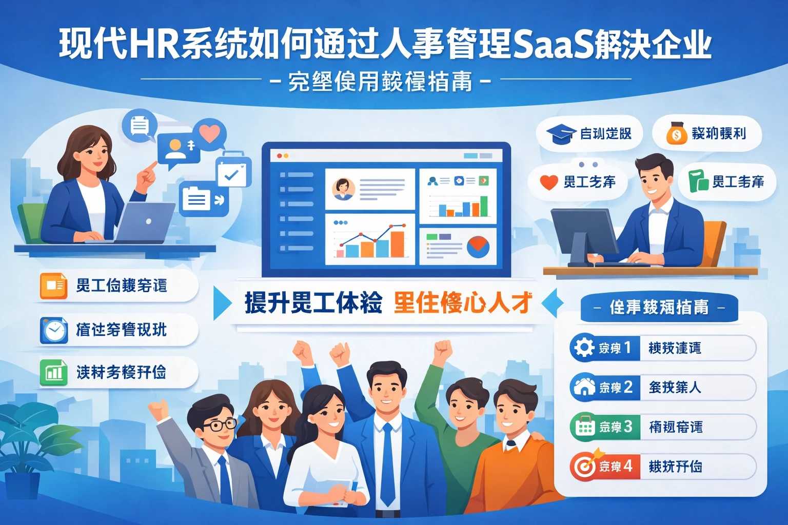 现代HR系统如何通过人事管理SaaS解决企业留人难题 - 完整使用教程指南