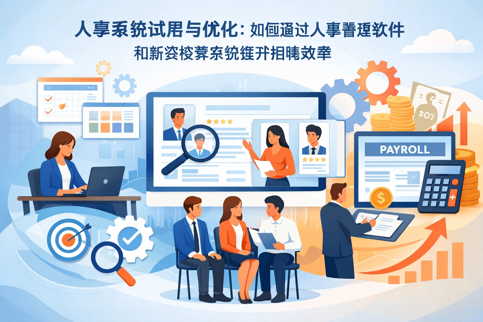 人事系统试用与优化：如何通过人事管理软件和薪资核算系统提升招聘效率