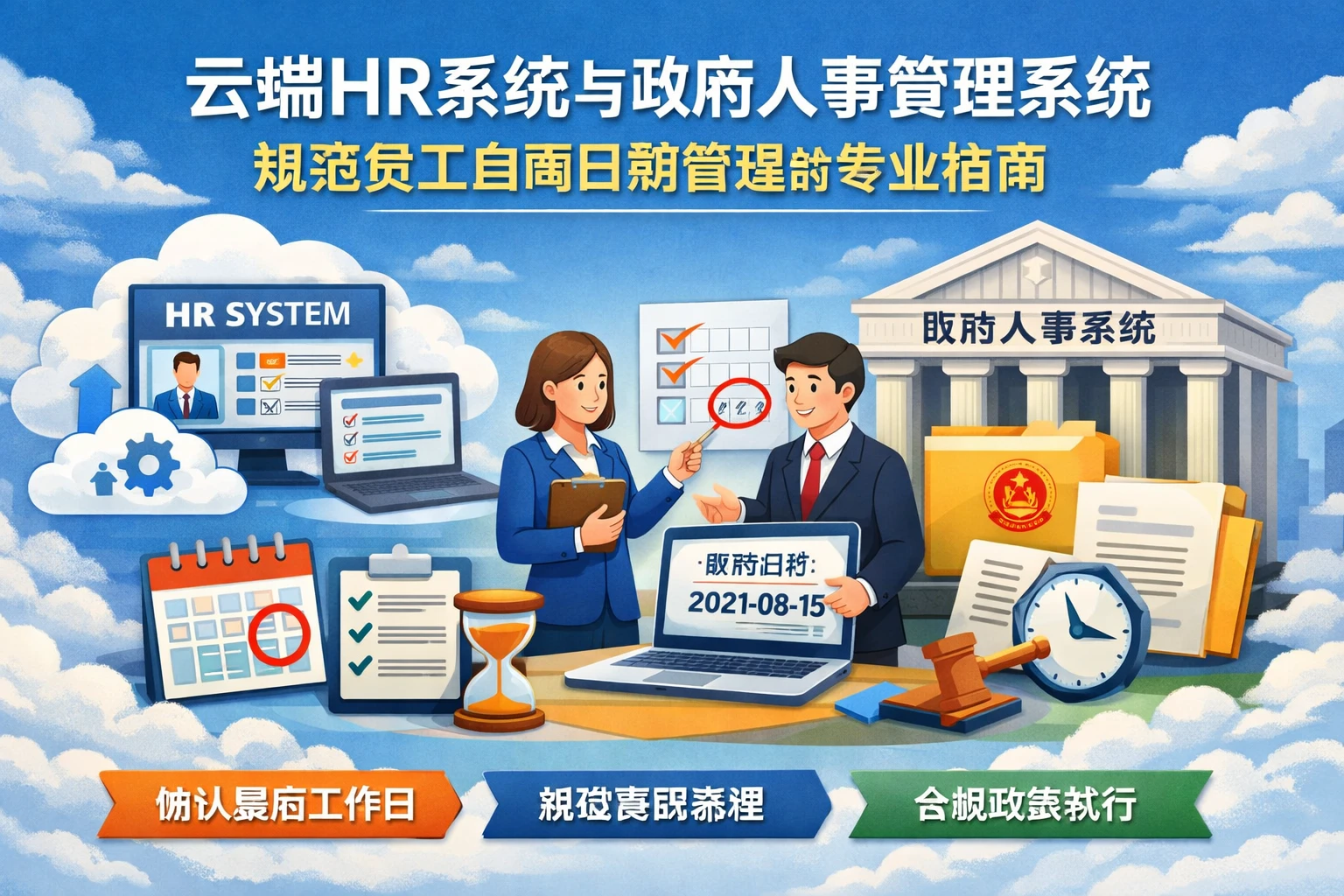云端HR系统与政府人事管理系统：规范员工自离日期管理的专业指南