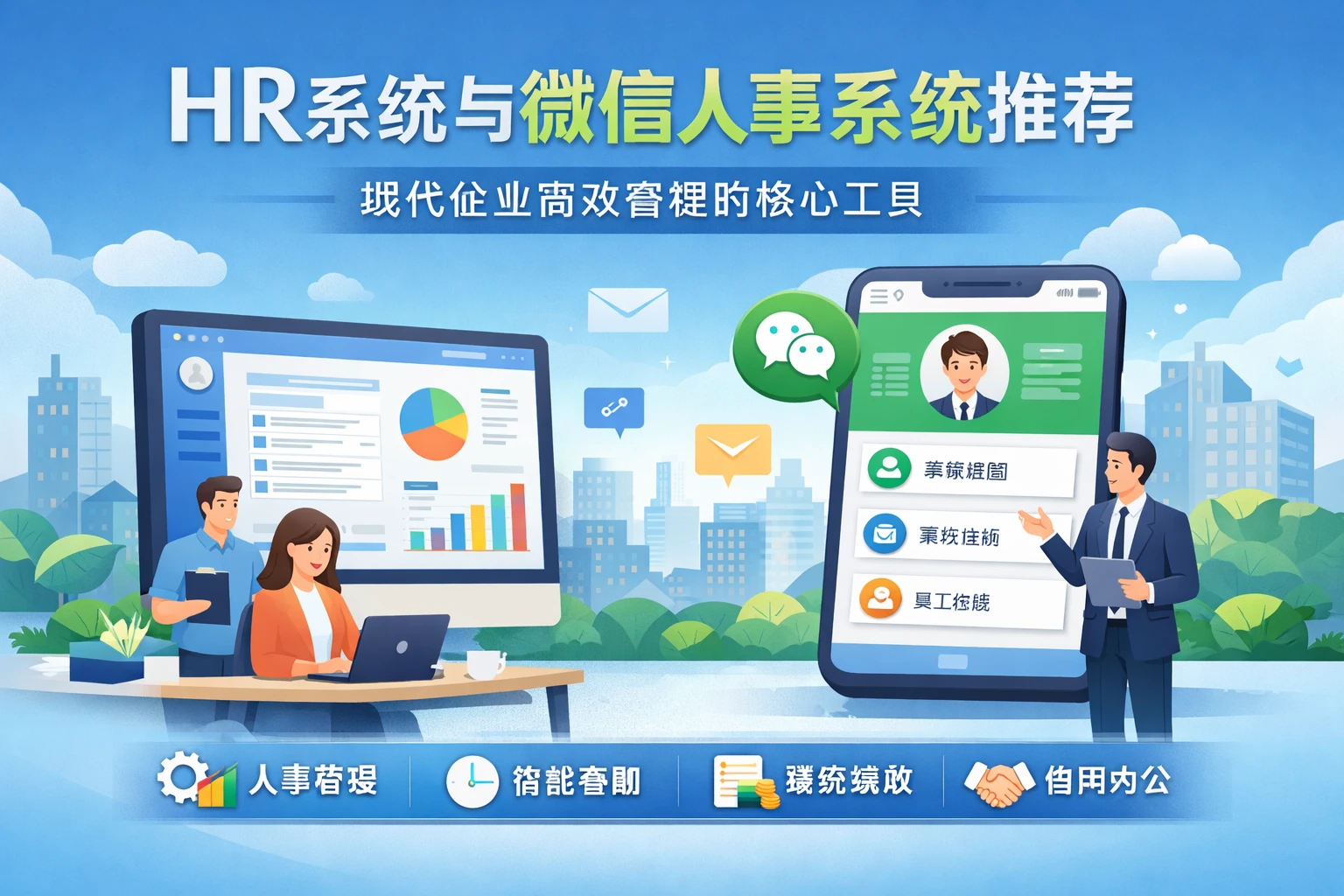 HR系统与微信人事系统推荐：现代企业高效管理的核心工具