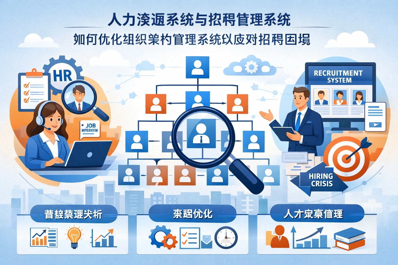 人力资源系统与招聘管理系统如何优化组织架构管理系统以应对招聘困境