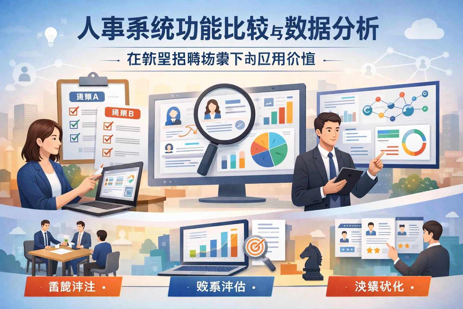 人事系统功能比较与数据分析在新型招聘场景下的应用价值