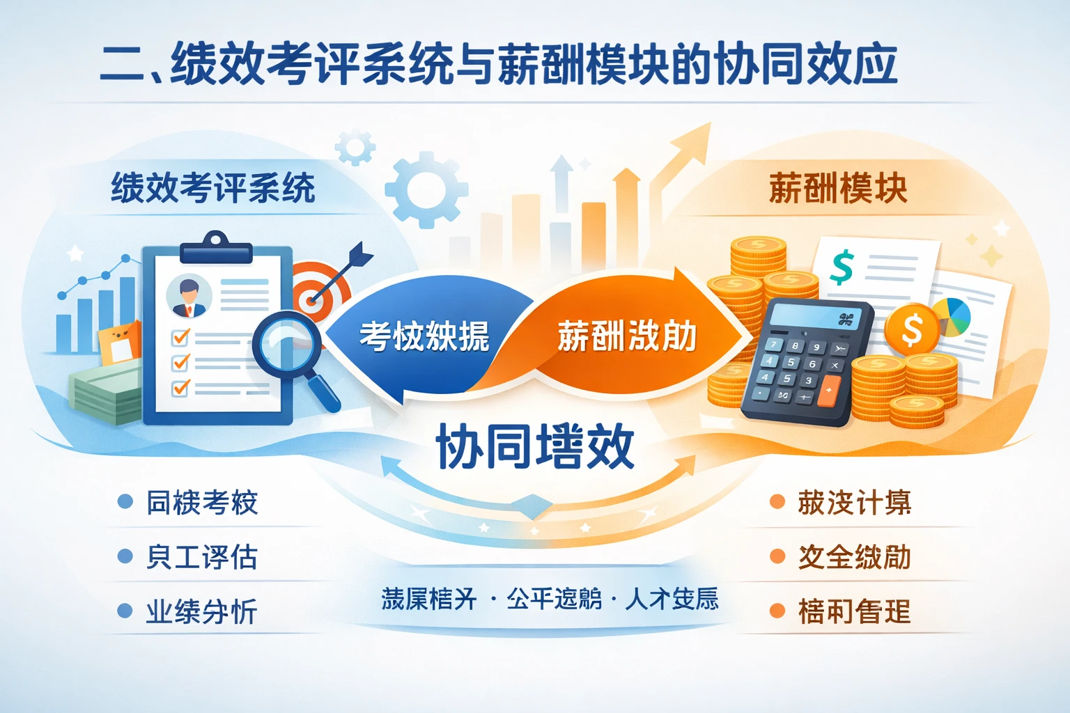 二、绩效考评系统与薪酬模块的协同效应