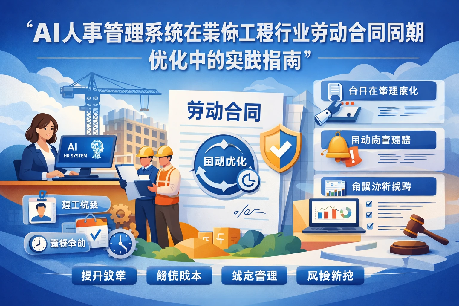 AI人事管理系统在装饰工程行业劳动合同周期优化中的实践指南