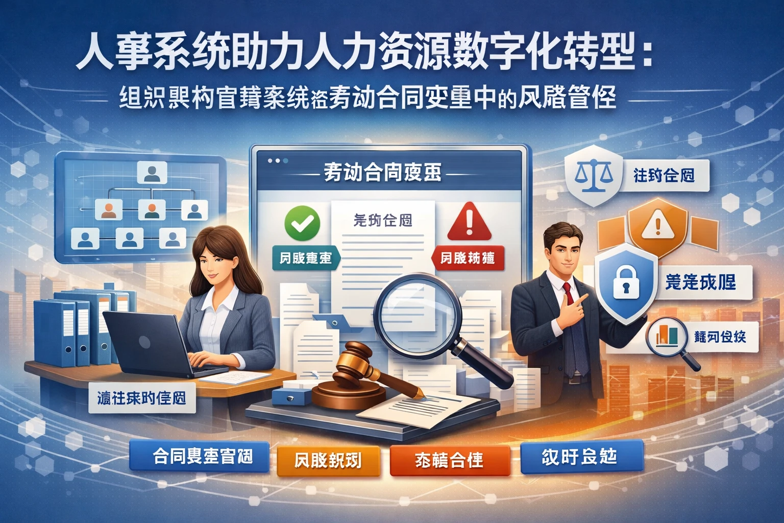 人事系统助力人力资源数字化转型：组织架构管理系统在劳动合同变更中的风险管控