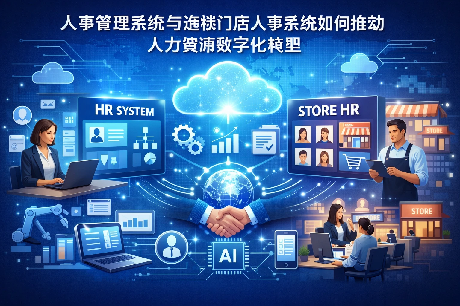 人事管理系统与连锁门店人事系统如何推动人力资源数字化转型