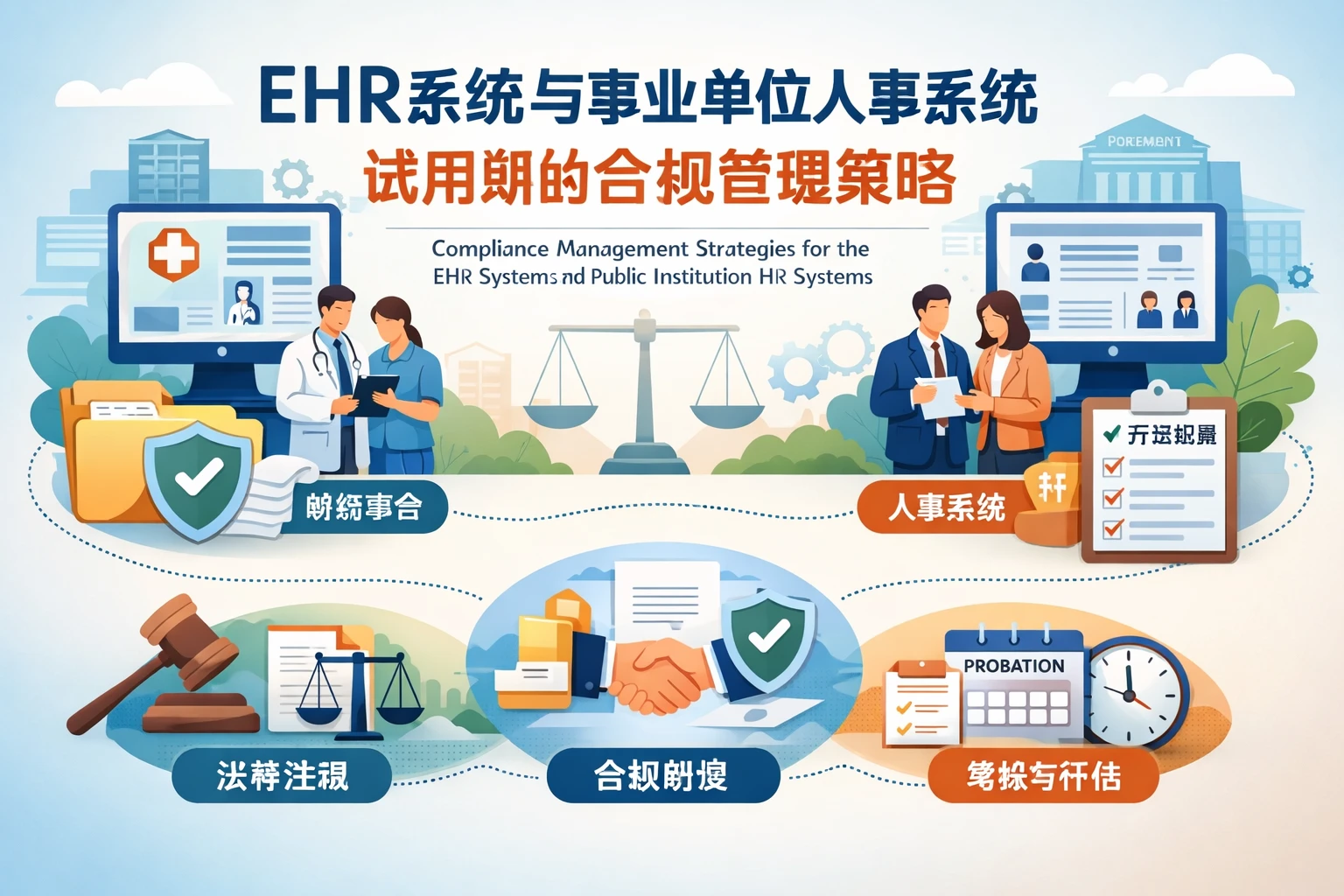 EHR系统与事业单位人事系统试用期的合规管理策略