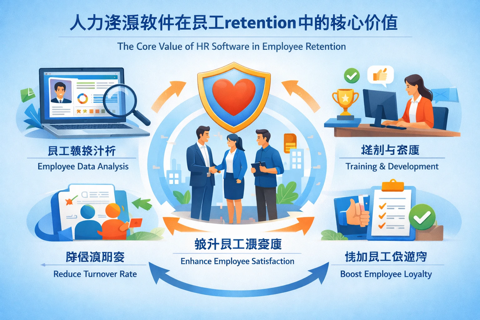 人力资源软件在员工 retention 中的核心价值