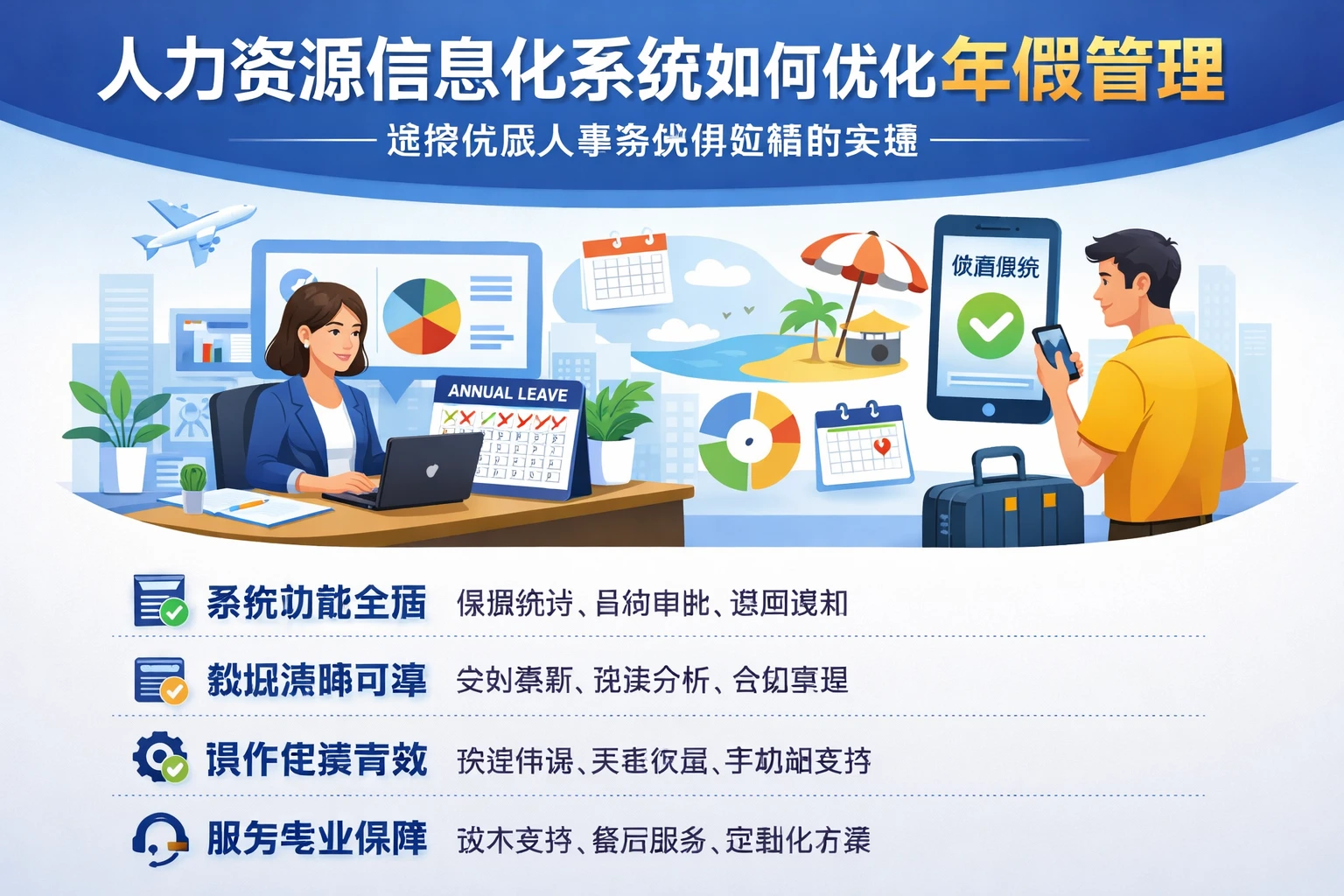 人力资源信息化系统如何优化年假管理——选择优质人事系统供应商的关键