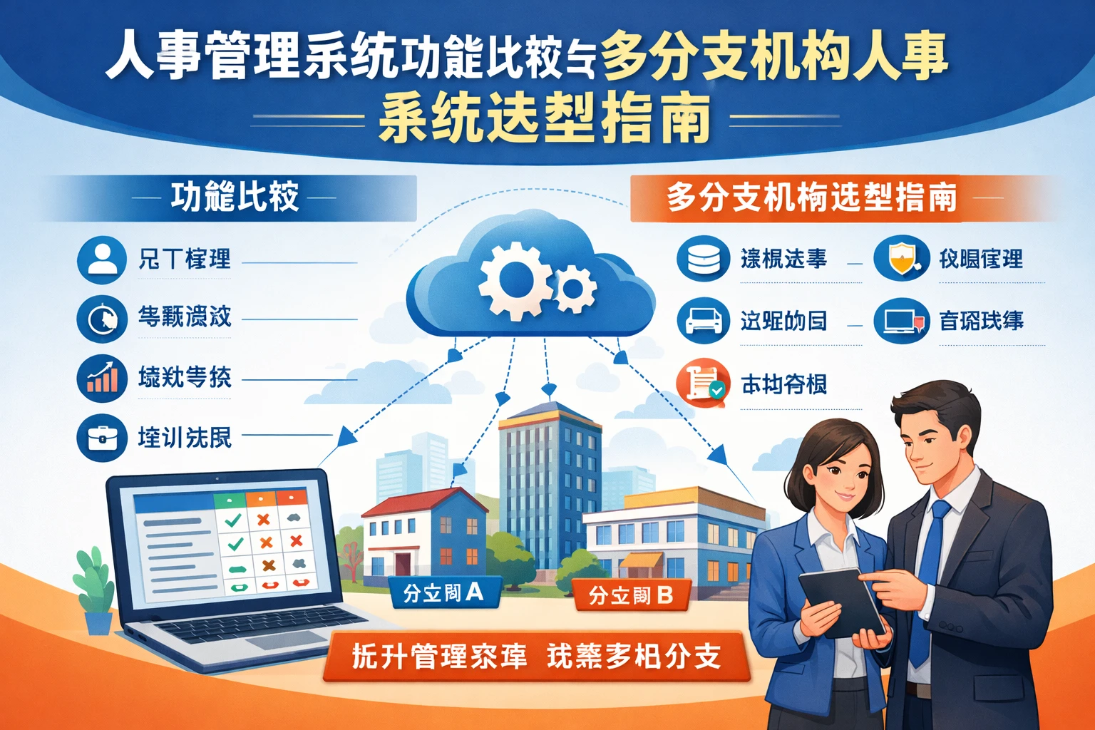 人事管理系统功能比较与多分支机构人事系统选型指南