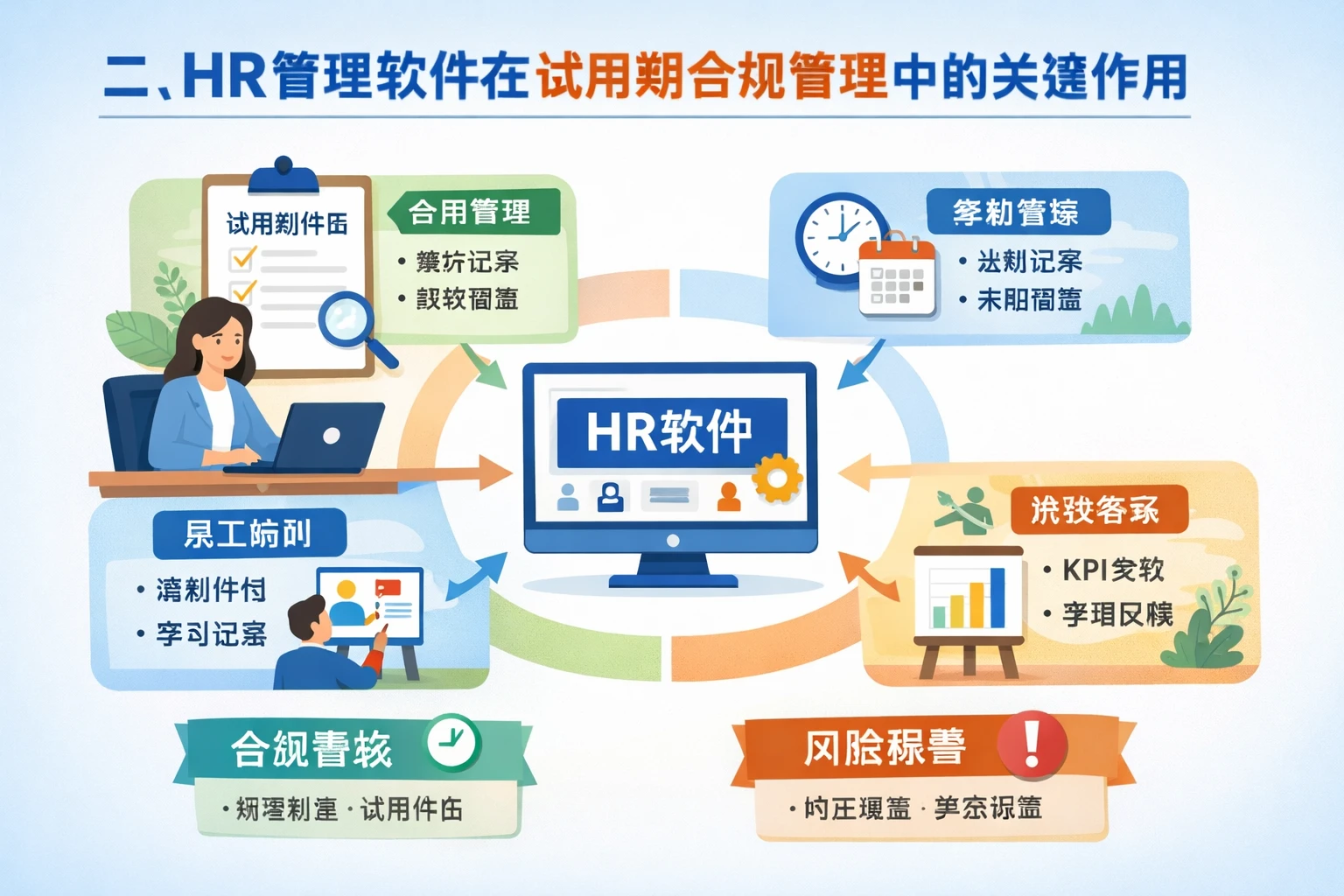 二、HR管理软件在试用期合规管理中的关键作用