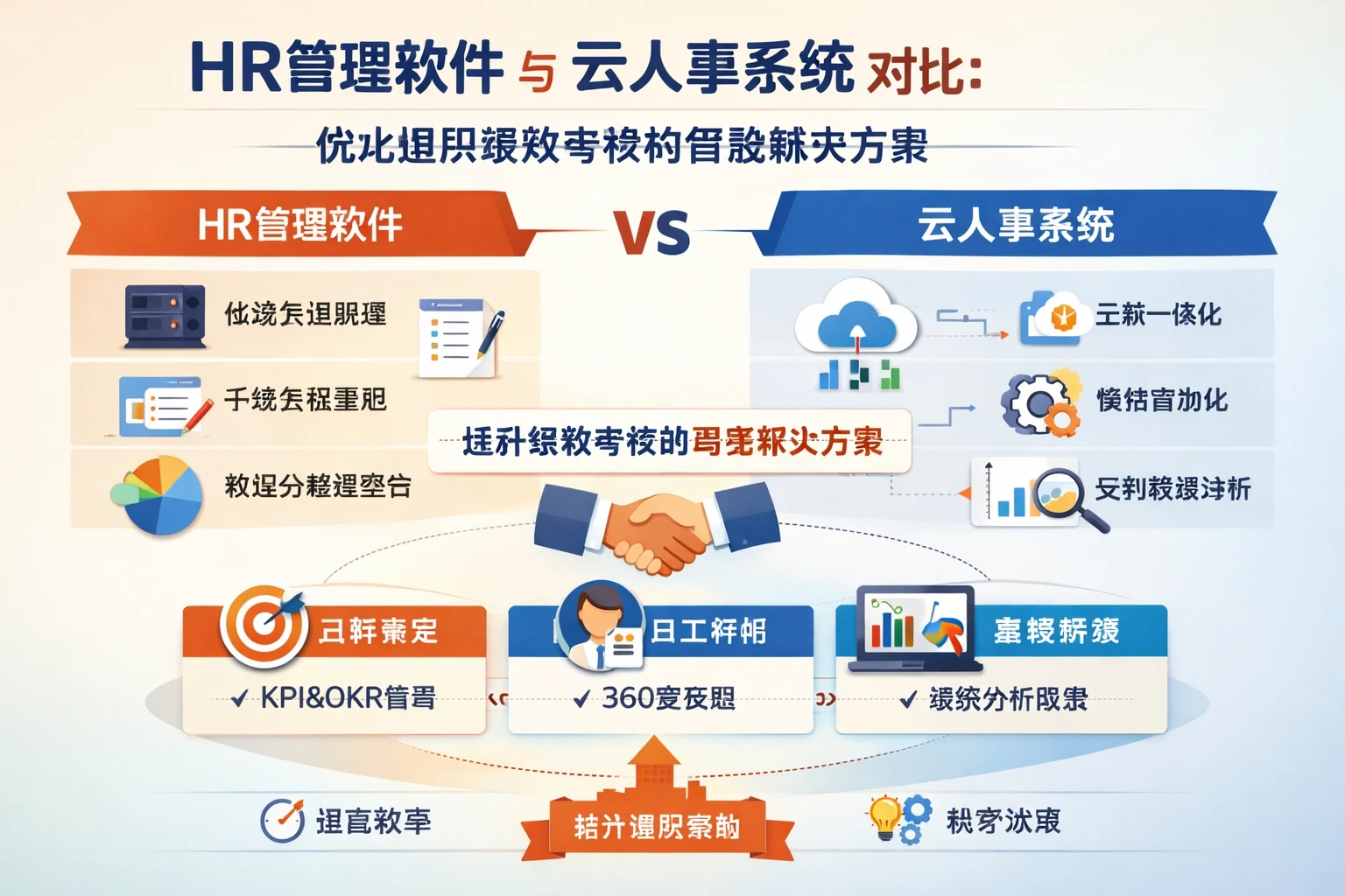 HR管理软件与云人事系统对比：优化组织绩效考核的智能解决方案