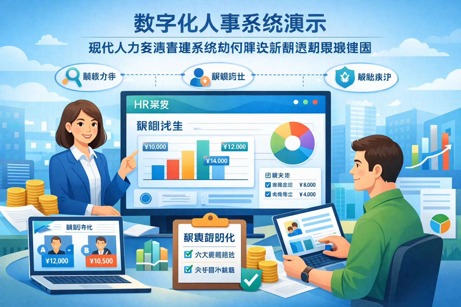 数字化人事系统演示：现代人力资源管理系统如何解决薪酬透明度难题