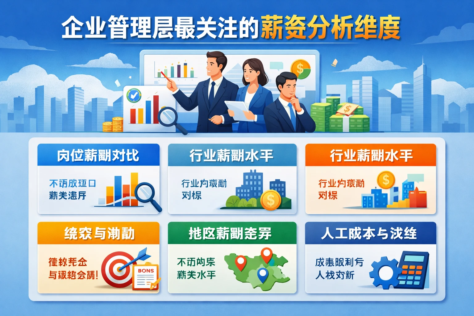 企业管理层最关注的薪资分析维度