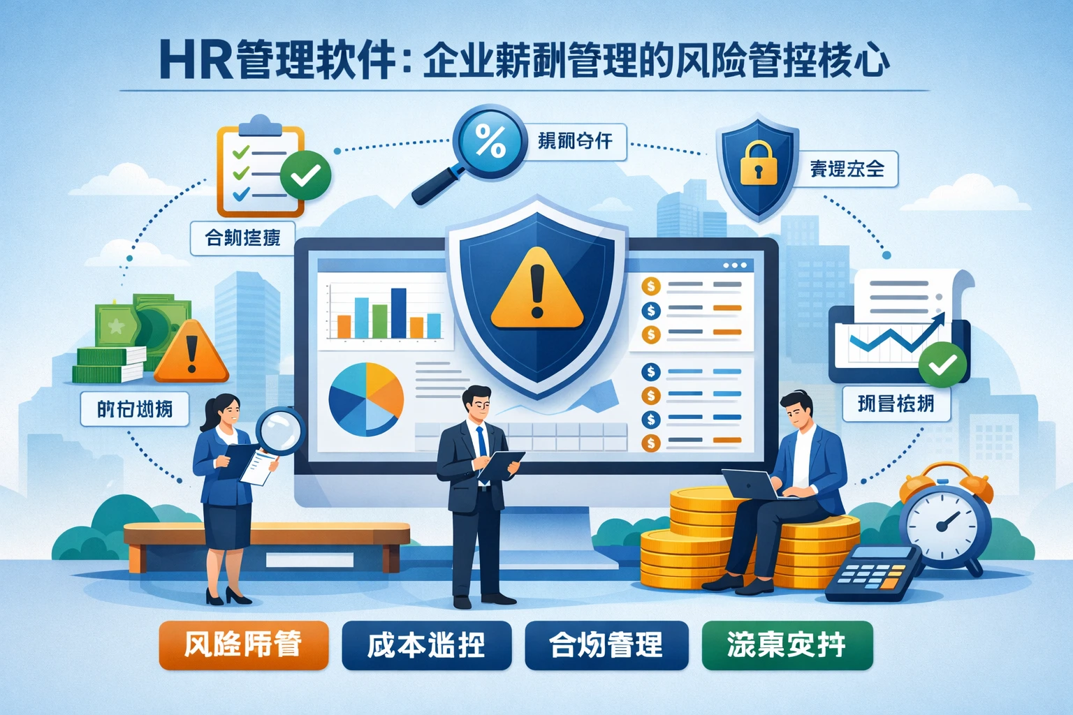 HR管理软件:企业薪酬管理的风险管控核心