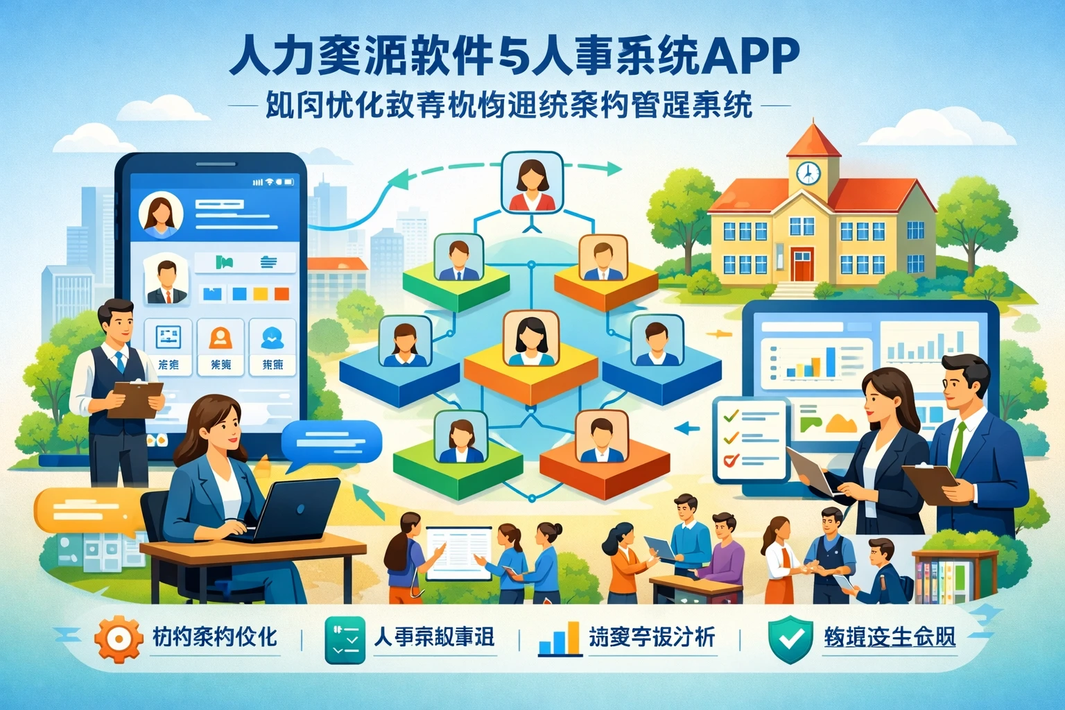 人力资源软件与人事系统APP如何优化教育机构组织架构管理系统