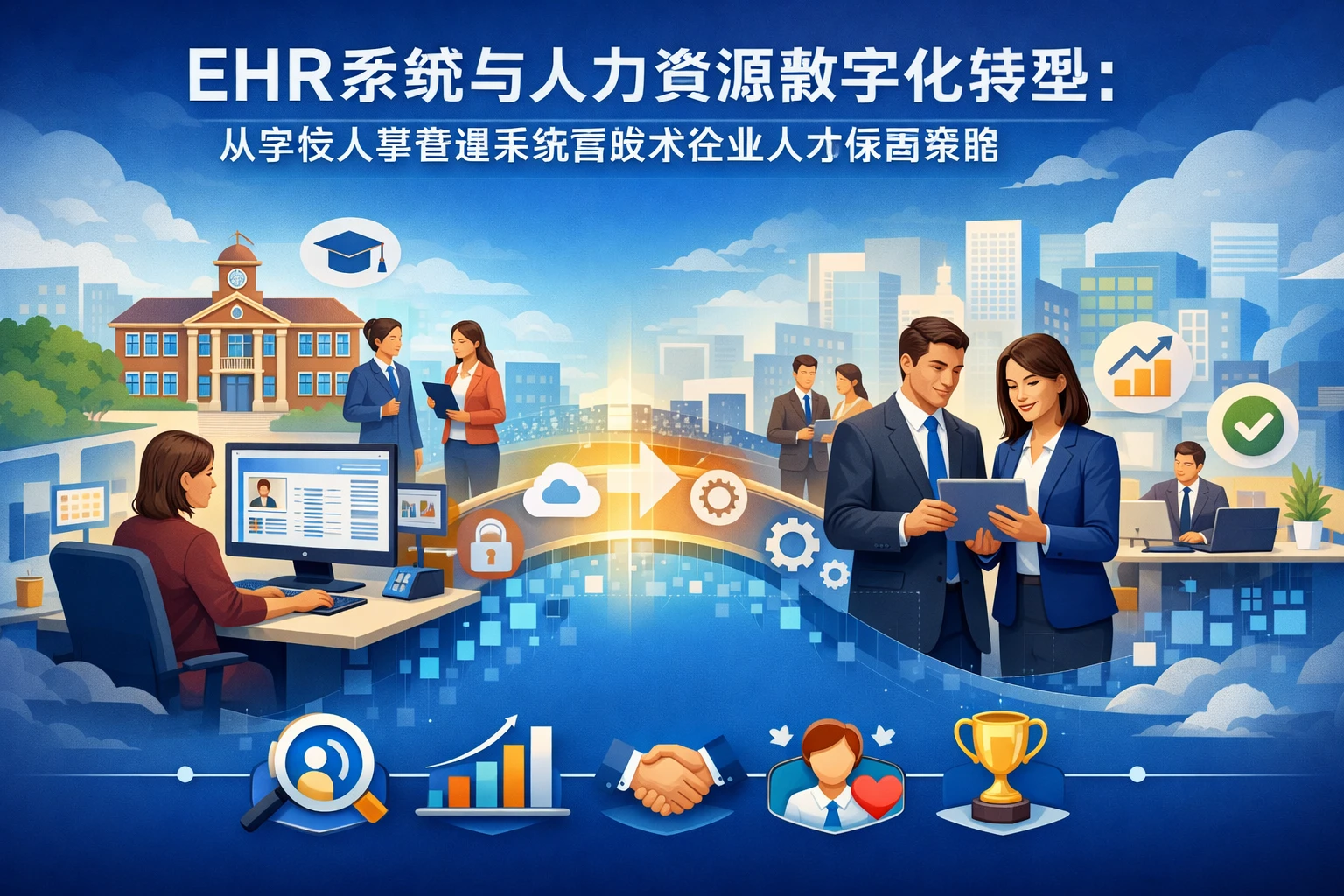 EHR系统与人力资源数字化转型：从学校人事管理系统看技术企业人才保留策略