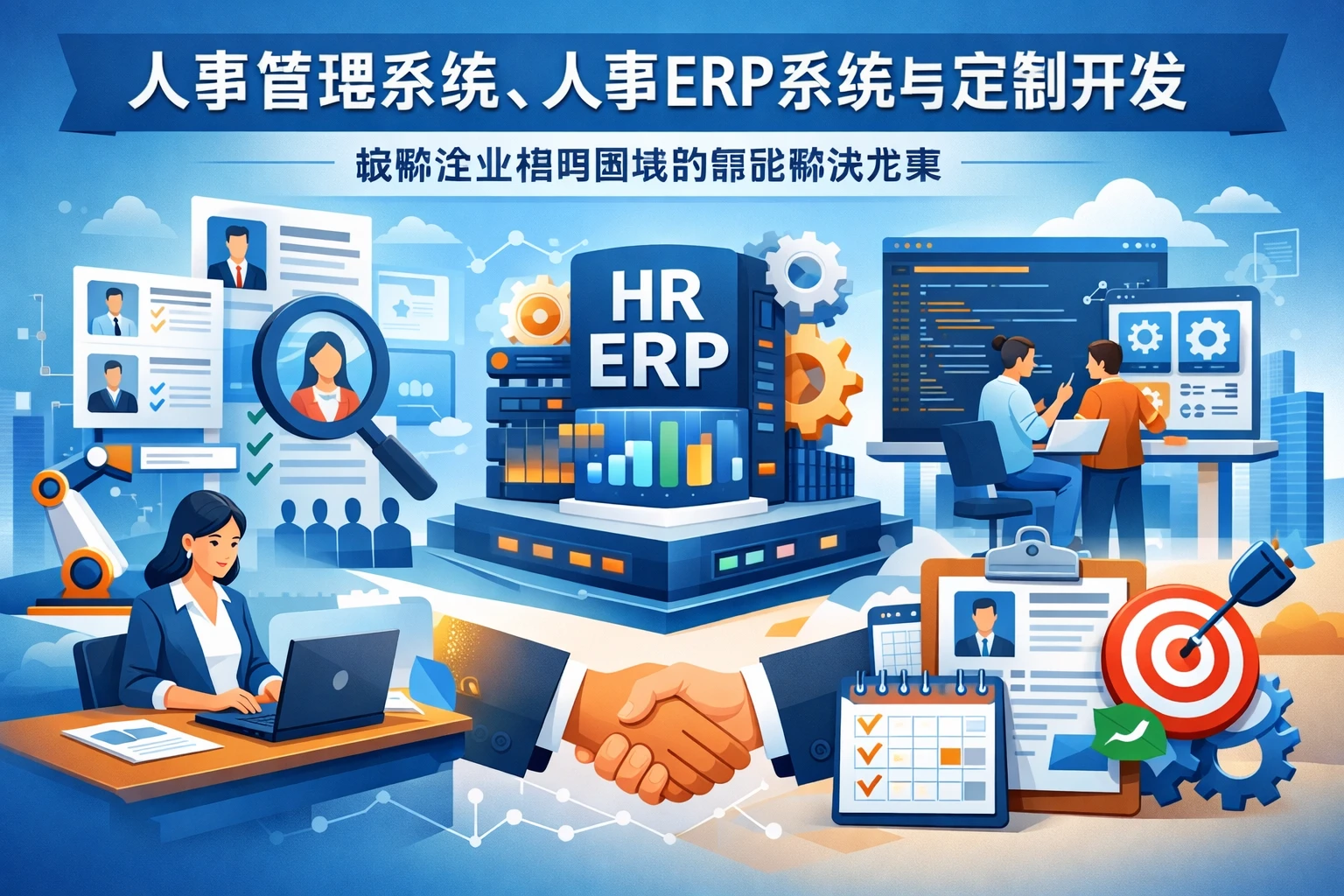 人事管理系统、人事ERP系统与定制开发：破解企业招聘困境的智能解决方案