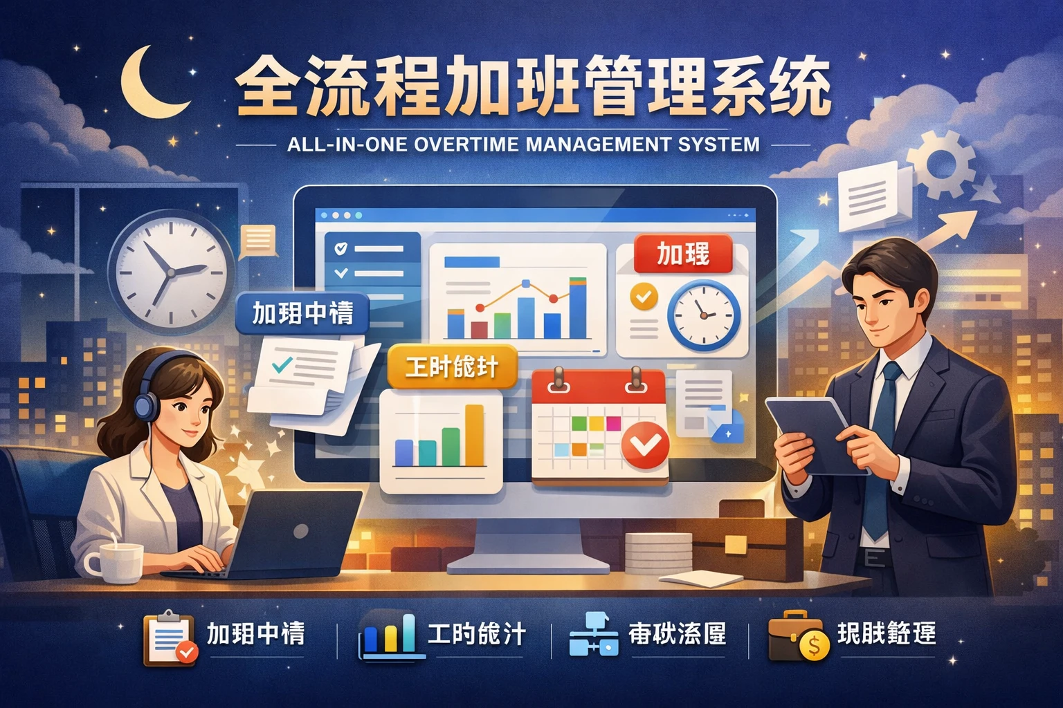 全流程加班管理系统