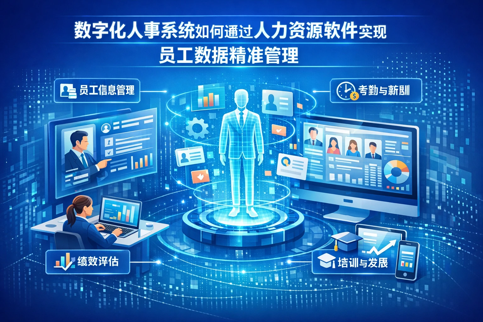 数字化人事系统如何通过人力资源软件实现员工数据精准管理