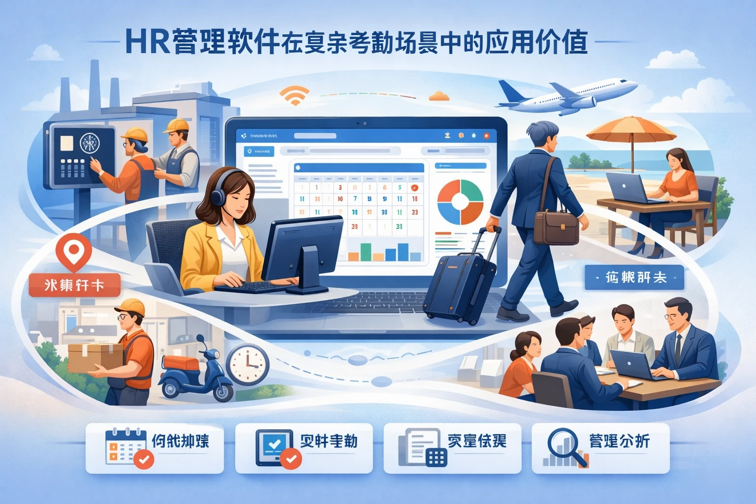 HR管理软件在复杂考勤场景中的应用价值