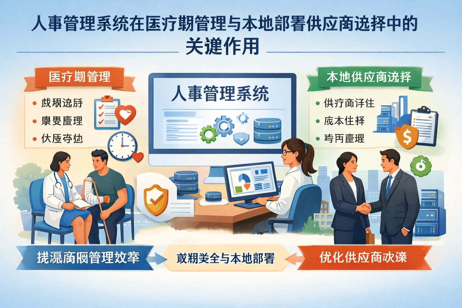 人事管理系统在医疗期管理与本地部署供应商选择中的关键作用