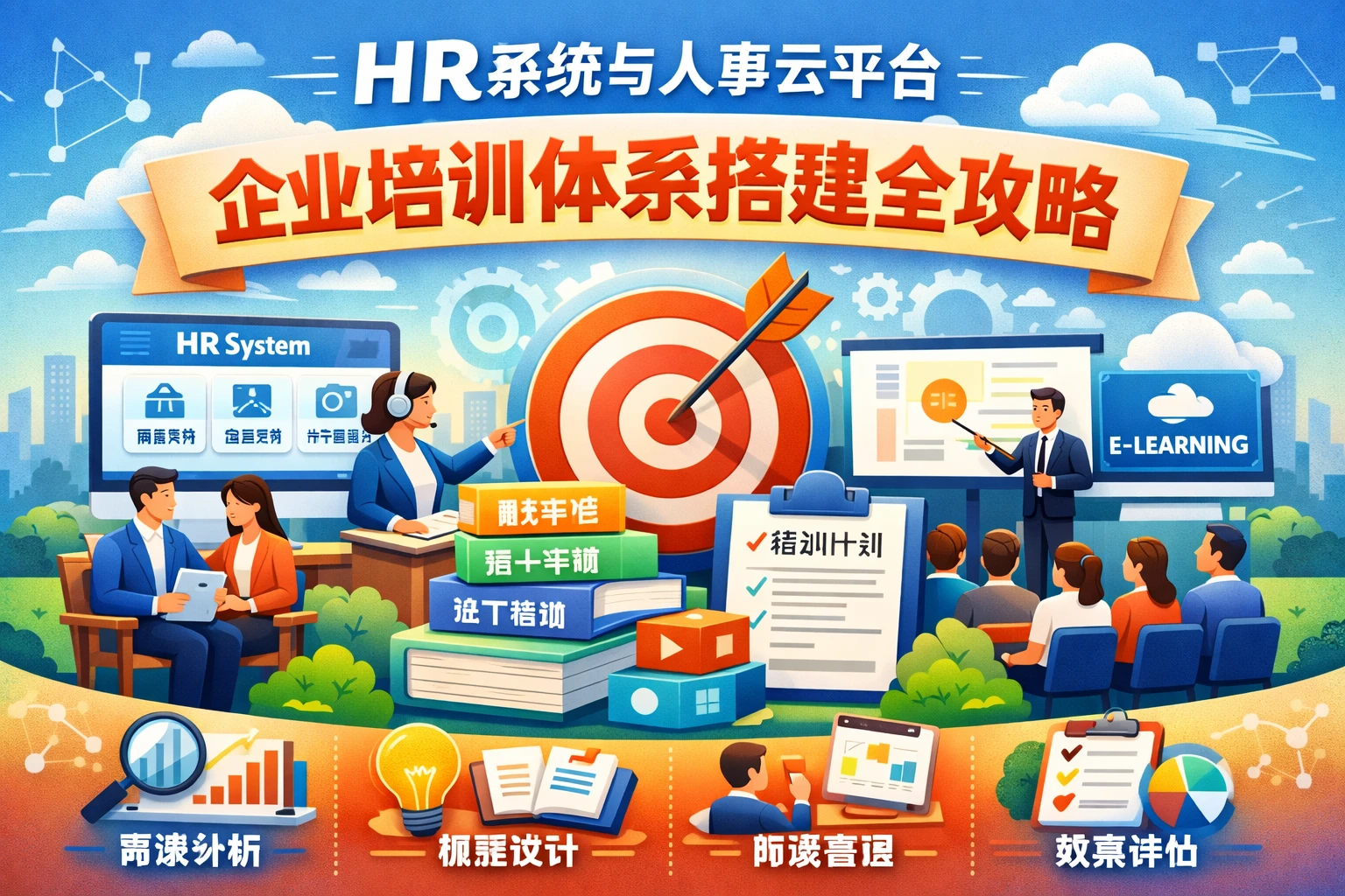HR系统与人事云平台:企业培训体系搭建全攻略
