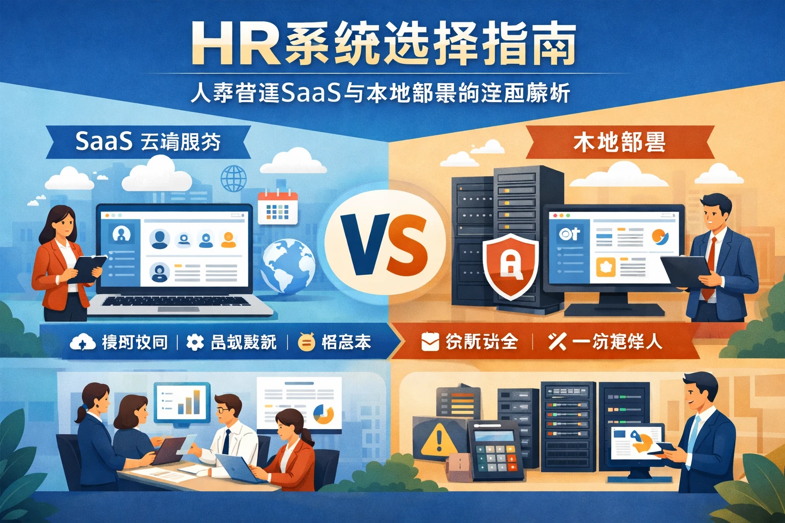HR系统选择指南：人事管理SaaS与本地部署的全面解析