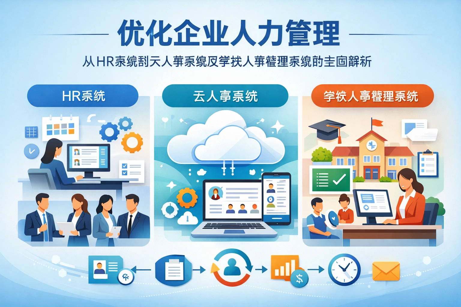 优化企业人力管理:从HR系统到云人事系统及学校人事管理系统的全面解析