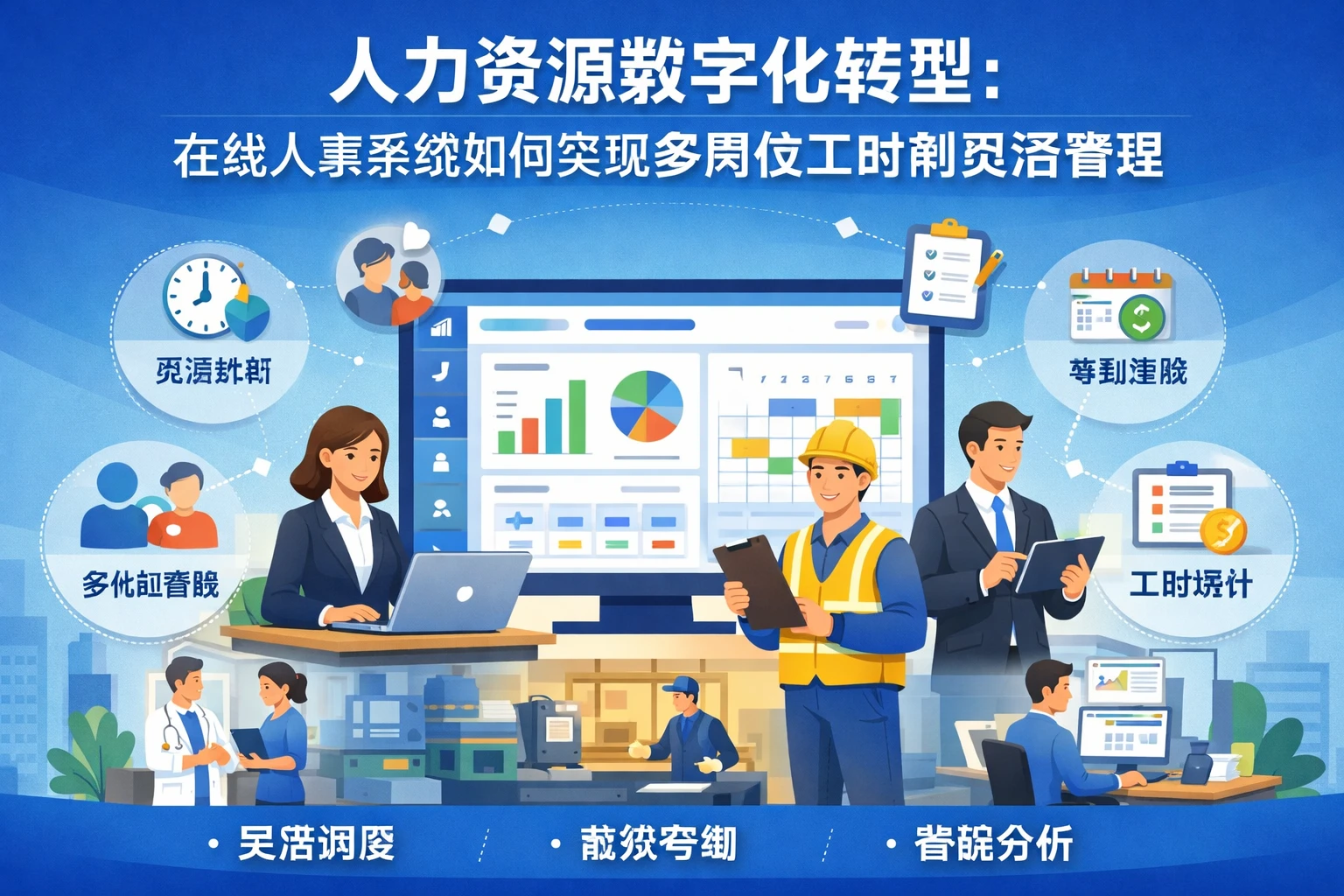 人力资源数字化转型：在线人事系统如何实现多岗位工时制灵活管理