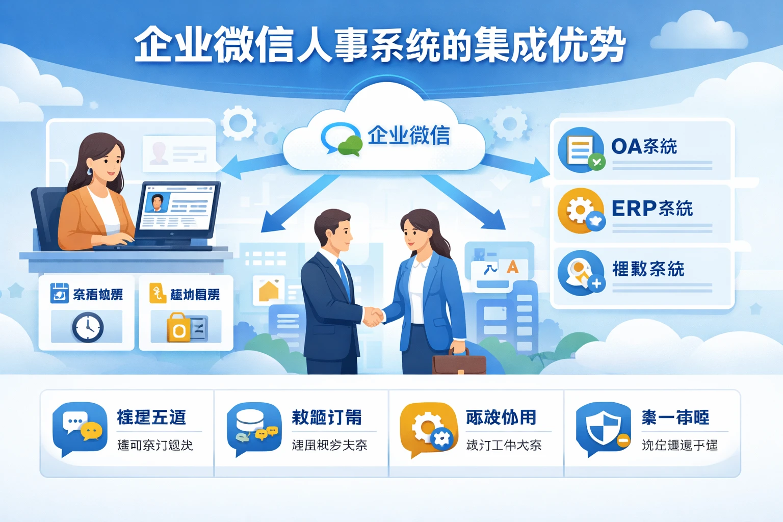 企业微信人事系统的集成优势