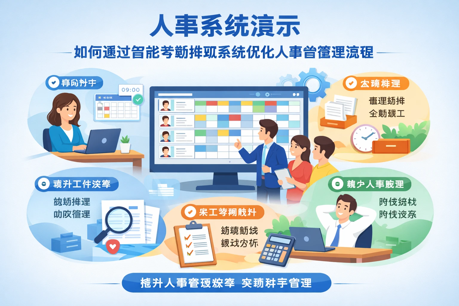 人事系统演示：如何通过智能考勤排班系统优化人事管理流程