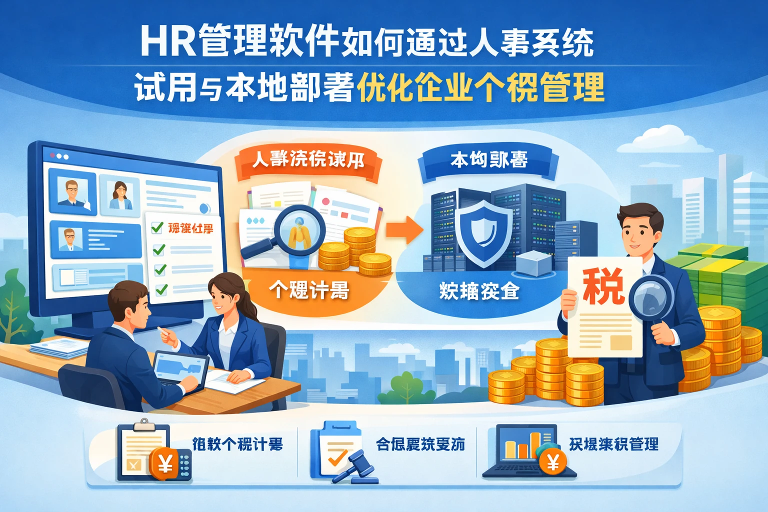 HR管理软件如何通过人事系统试用与本地部署优化企业个税管理