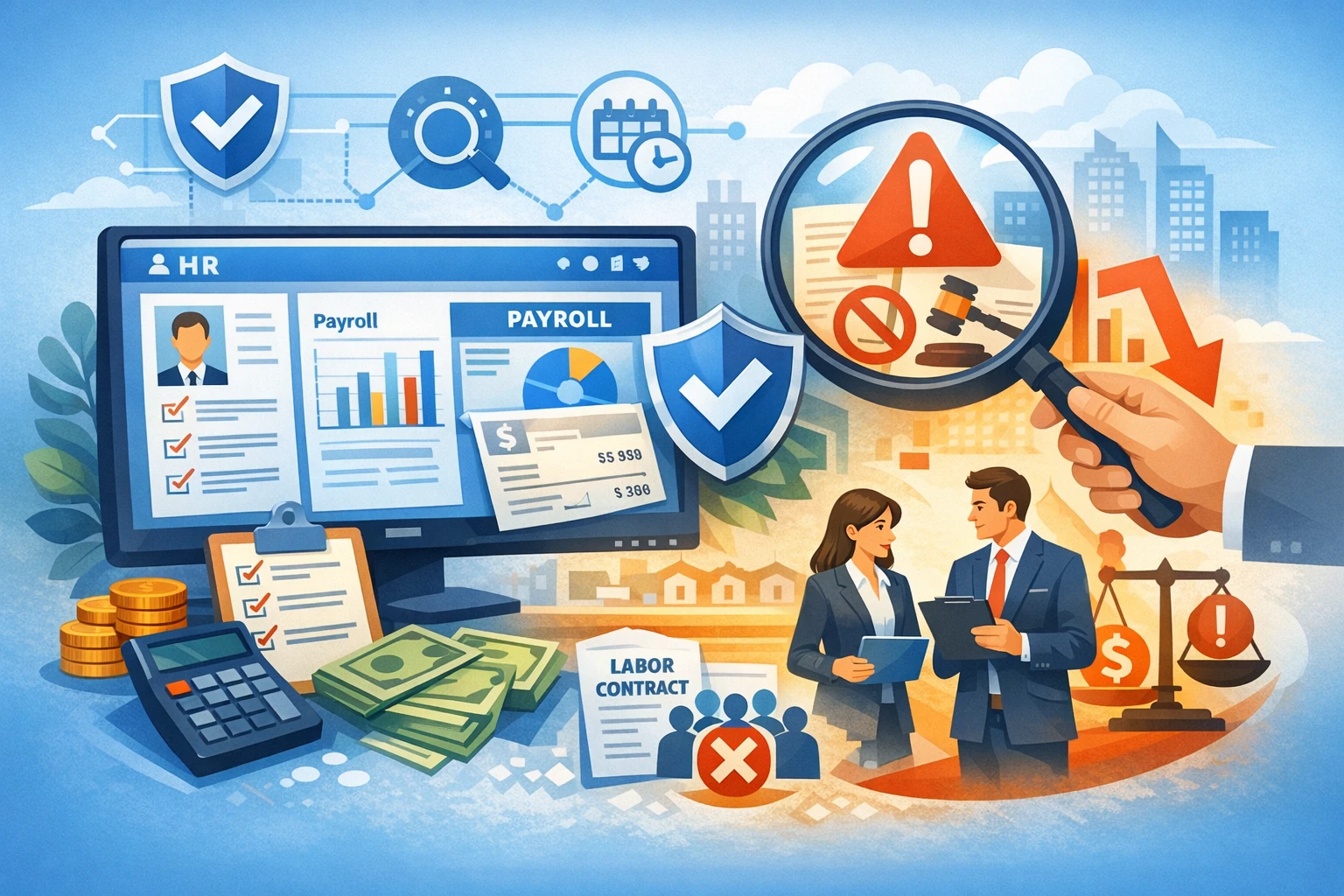 优化人事管理软件与薪酬管理系统，规避企业用工风险