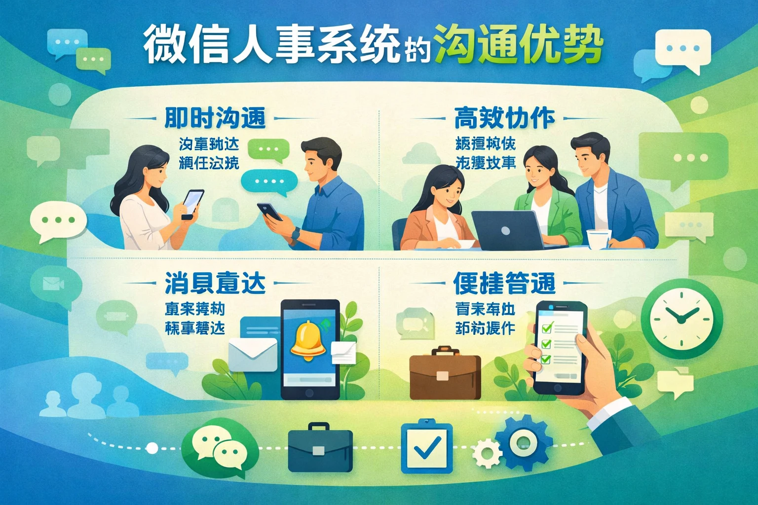 微信人事系统的沟通优势