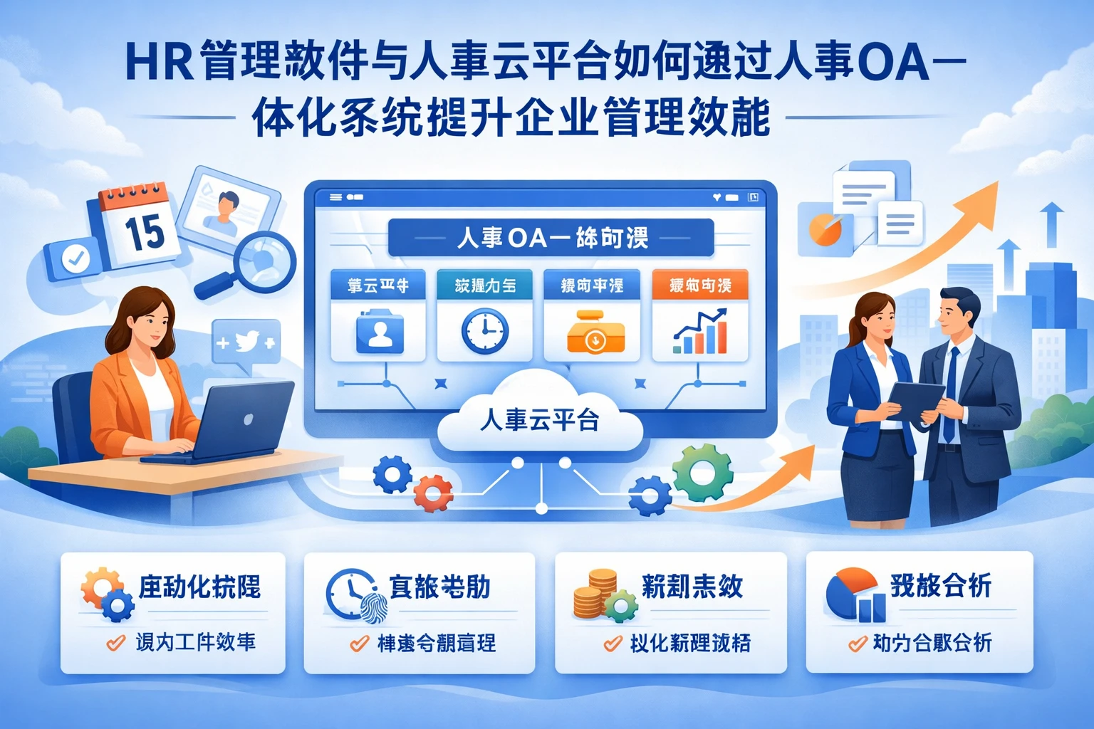 HR管理软件与人事云平台如何通过人事OA一体化系统提升企业管理效能