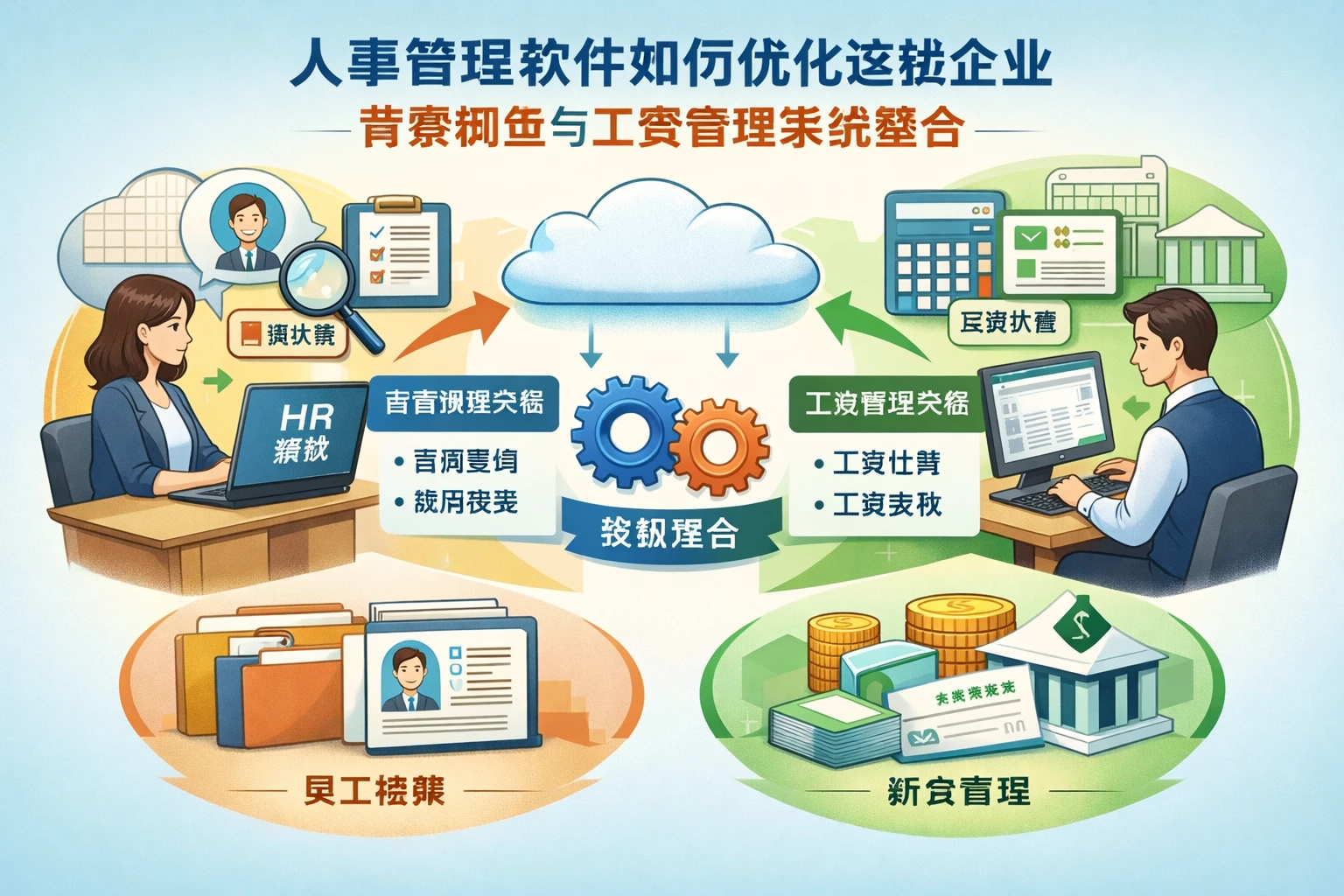 人事管理软件如何优化连锁企业背景调查与工资管理系统整合