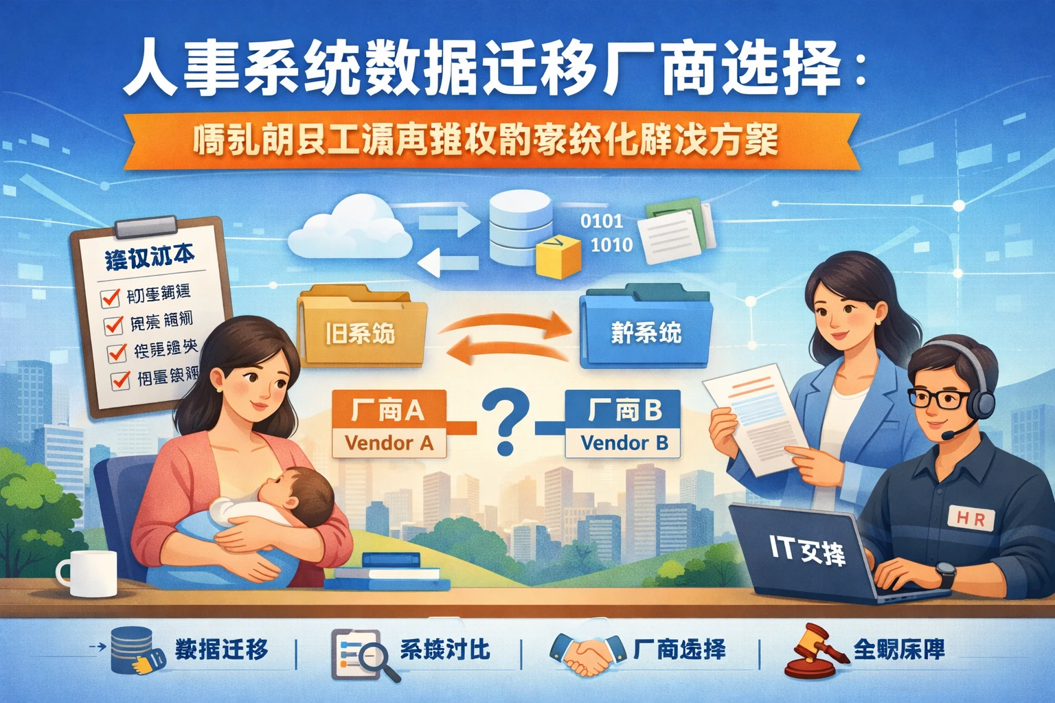 人事系统数据迁移与厂商选择：哺乳期员工调岗维权的系统化解决方案
