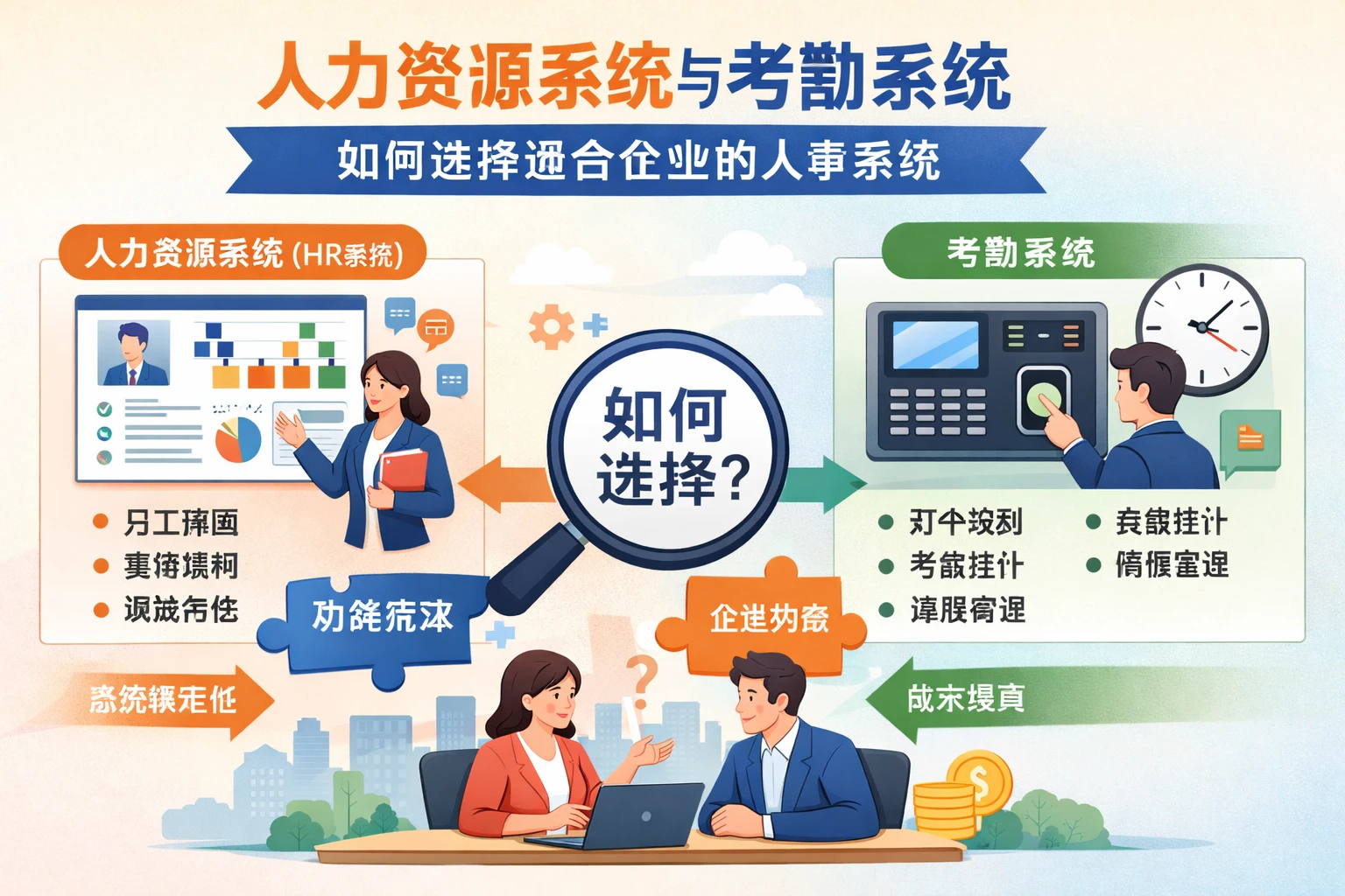 人力资源系统与考勤系统：如何选择适合企业的人事系统