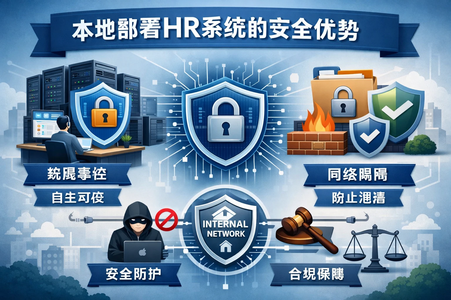 本地部署HR系统的安全优势
