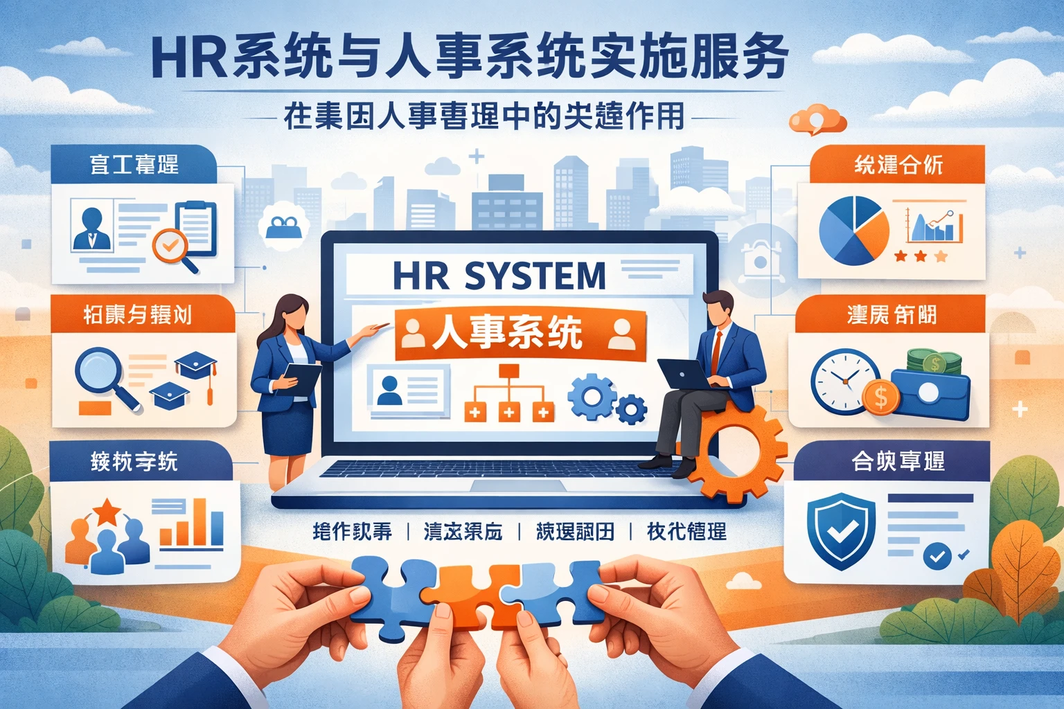 HR系统与人事系统实施服务在集团人事管理中的关键作用