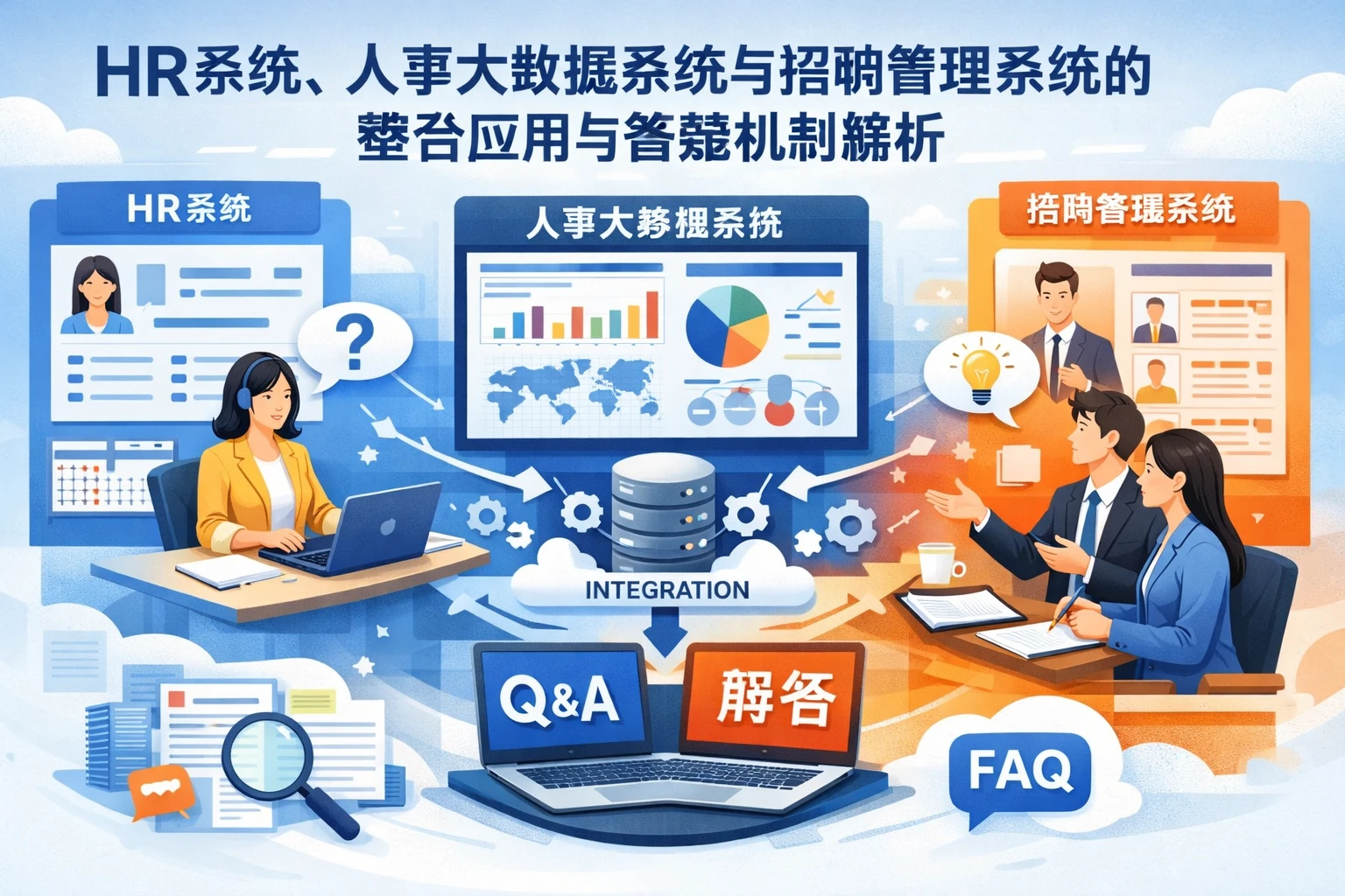 HR系统、人事大数据系统与招聘管理系统的整合应用与答疑机制解析