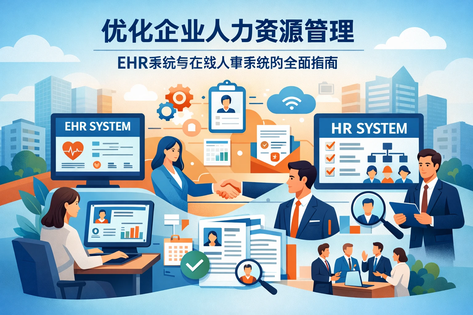 优化企业人力资源管理：EHR系统与在线人事系统的全面指南