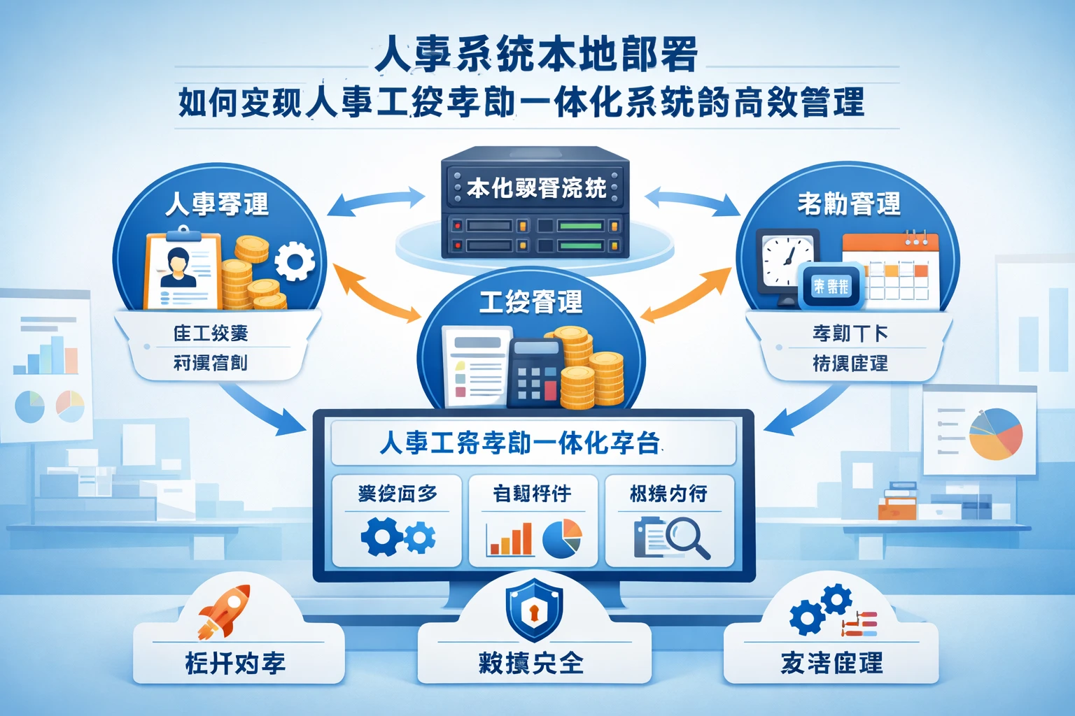 人事系统本地部署如何实现人事工资考勤一体化系统的高效管理