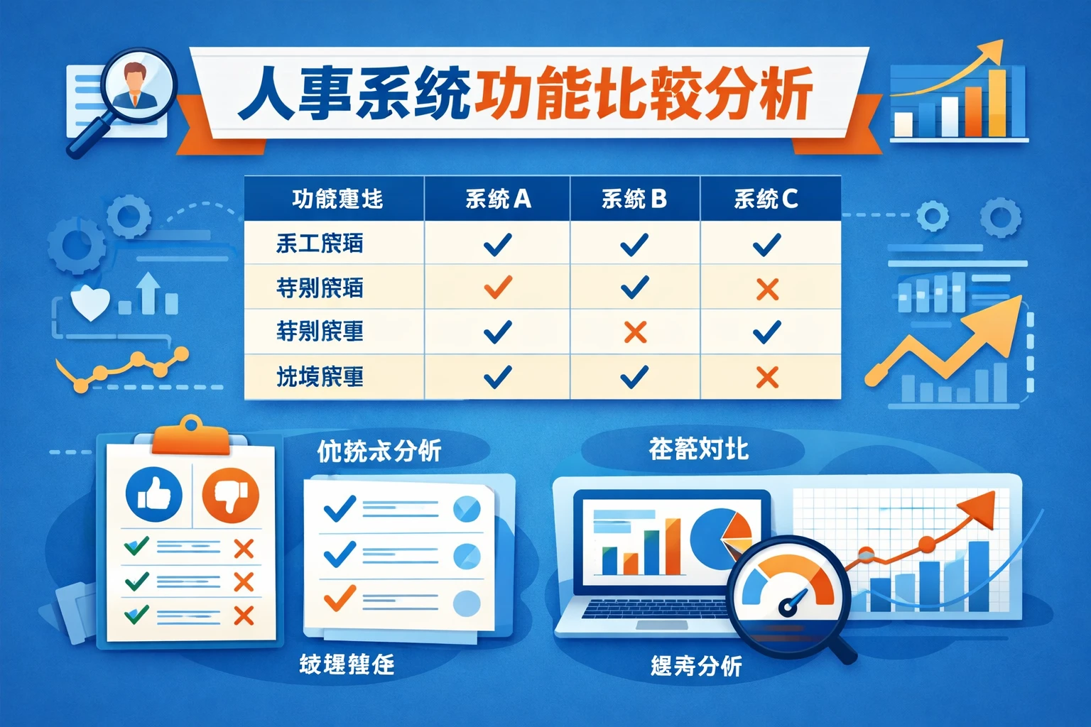 人事系统功能比较分析