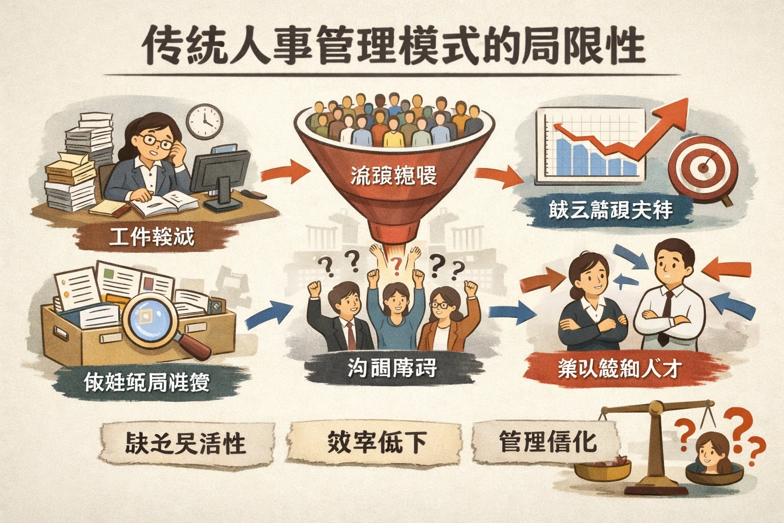 传统人事管理模式的局限性